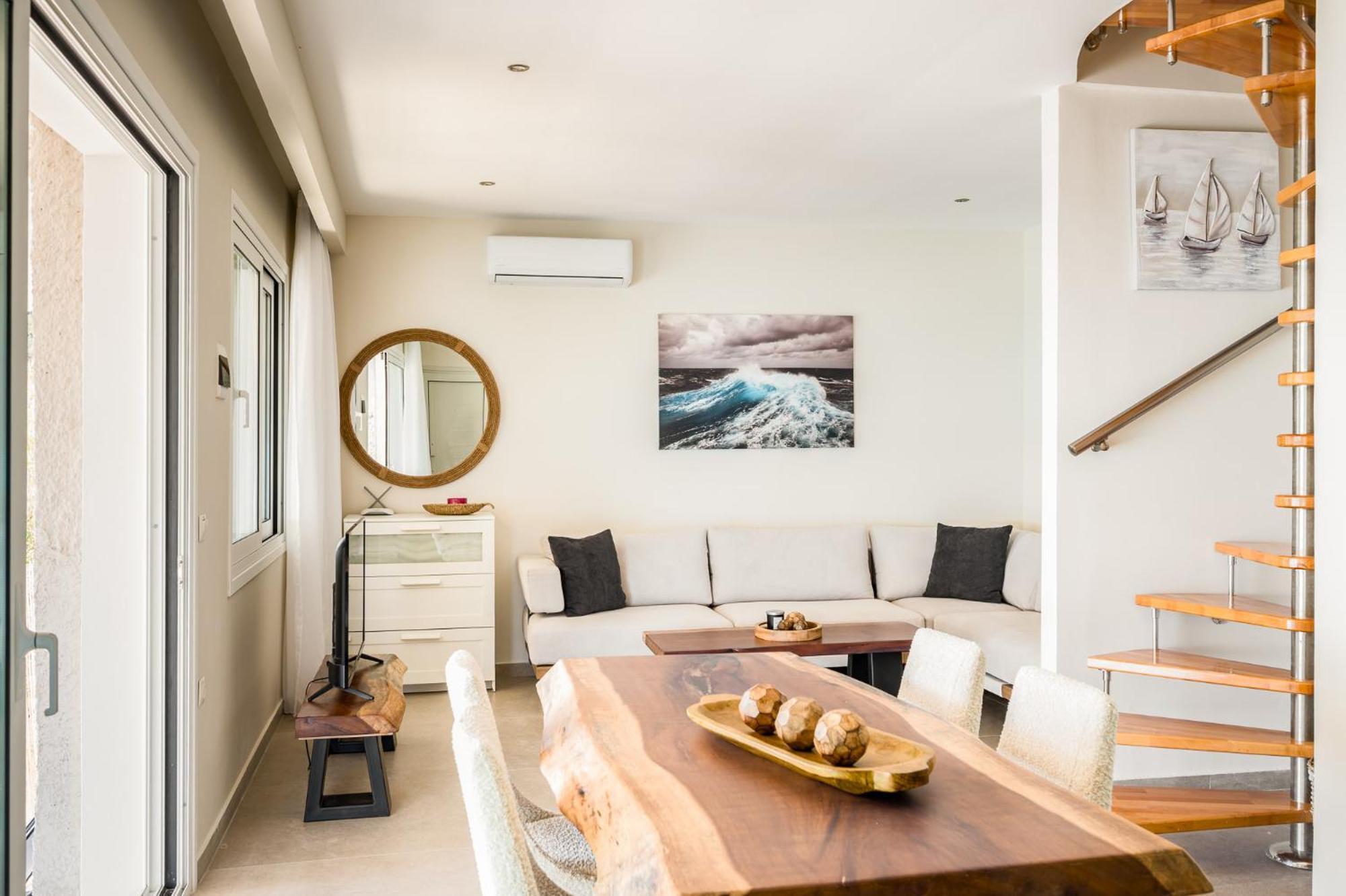 آغيوس غوذيوس Villa Renata & Villa Filippos With Private Plunge Pool By Konnect المظهر الخارجي الصورة
